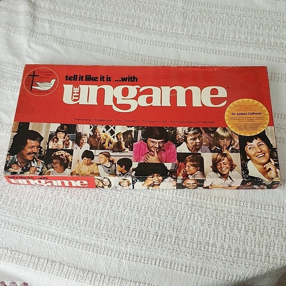 VINTAGE THE UNGAME 1975 Special Christian Version Family Board Game HOMESCHOOL